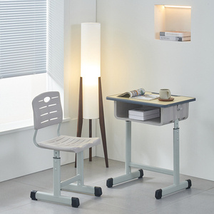 Escritorio y Silla Escolar Modernos al por Mayor, Precio Económico, Fábrica China, Escritorio y Silla Escolar Individual Ajustable <span class=keywords><strong>para</strong></span> Aula - Product Image 2