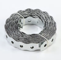HAVC Pre-Galvanised Steel Banding Strap With Holes 12mm 17mm Perforated Customization Pipe Clamp Strip 10 Meters a Plastic Roll