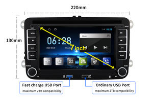 Reproductor Multimedia para Auto Stwei Android 2Din con Pantalla Táctil de 7 Pulgadas, Radio, DVD, Sistema de Navegación GPS para VW Polo, Golf, Passat, Jetta - Product Image 4