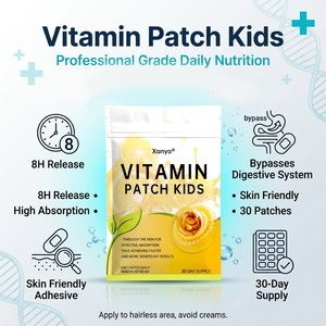Patchs de Vitamines Transdermiques Multivitaminés pour Enfants, Adhésion Forte, 30 Pièces, Usage Quotidien, Vente Chaude OEM - Product Image 5