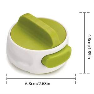 Ouvre-boîte manuel rotatif, gain de place, portable, en acier inoxydable, corps en plastique ABS, gadgets de cuisine, outils, accessoires - Product Image 2