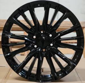 TRZ voiture Roues 20 22 24 26 pouces jantes et pneus pour chevy Escalade Style 6x139.7 brillant noir Hollander 4875 Dueler HL Alenza - Product Image 4