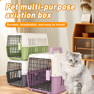 Du Lịch Di Động Chuyến Bay Tàu Sân Bay Đã Được Phê Duyệt Cat & Dog Chuyến Bay Trường Hợp Crate Ngoài Trời Dog & Cat Lồng Pet Tàu Sân Bay Nhựa Tốt Nhất Bán - Product Image 5
