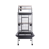 Cages pour perroquets en gros, grande cage en métal avec aire de jeux pour ara et calopsitte, OEM ODM