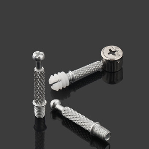 สกรูเชื่อมต่อเฟอร์นิเจอร์แบบเกลียวปลายตีเกลียวชุบสังกะสีคุณภาพสูง - Product Image 4