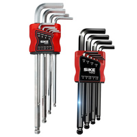 9pcs Kunci Allen Universal Berkualitas Tinggi dari Baja Chrome Vanadium, Kunci Hex, Kunci Torx