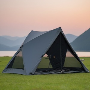 Carpa de <span class=keywords><strong>Camping</strong></span> Familiar, Impermeable, Resistente al Viento, Portátil, Fácil de Instalar, Gran Espacio, Dos Habitaciones, para 4-6 Personas, de Oxford - Product Image 4