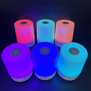 Veilleuse Rgb avec télécommande, forme ronde, alimentée par USB, batterie interne, pour chambre à coucher, chevet, sommeil, bébé, alimentation, protection des yeux - Product Image 3