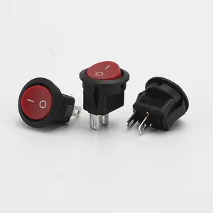 Hot Selling No Round Shape Dual 6 Pin Off Op 3 Way 3-positie Tuimelschakelaar Met Montagepaneel