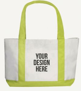 Bolsa de Mano de Lona de Algodón Cuadrada Ecológica al por Mayor con Asas de Cuero Resistentes para el Trabajo o Promociones - Product Image 5