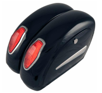 Sacoches rigides universelles pour <span class=keywords><strong>moto</strong></span> LN Black, sacoches latérales, sacoches de coffre, bagages - Product Image 3