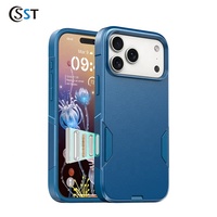 2027 Double-decker NOUVEAU Prix d'usine Haute qualité Multicolore Anti-chute Matériel TPU+PC Étui de téléphone portable pour iphone 18 Pro Max