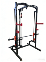 Rack de musculation multifonctionnel avec machine Smith, équipement d'entraînement complet pour salle de sport commerciale