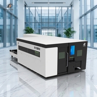 Découpeuse laser à plaque métallique 1530 6025, découpe de tubes ronds 3000W, machine de découpe laser à fibre entièrement fermée 6000W pour tôles et tubes