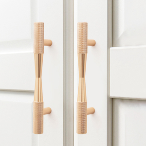 Bán Buôn Đồ Nội Thất Phần Cứng Hợp Kim Nhôm 128Mm 160Mm Vàng Có Knurled Cửa Tủ Kéo Ngăn Kéo Tay Cầm Và Tay Nắm - Product Image 6