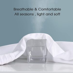 Hot Selling Wholesale Soft Brushed 2100 Thread Count <strong>Bamboo</strong> Fabric <strong>Sheet</strong> Set 4pcs Set - Product Image 3