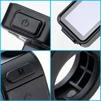 SW102 24v 36v 48v Layar LCD Mini untuk Komputer E-Bike Speedometer Tahan Air untuk Sepeda Listrik Bafang Mid Motor