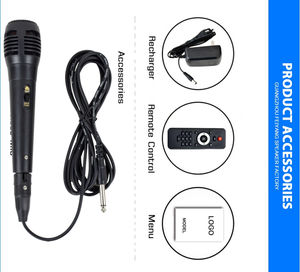 จักรยานคอมพิวเตอร์แล็ปท็อปกระเป๋าถือขนาดเล็กพกพาสะดวก8นิ้ว<span class=keywords><strong>เต้น</strong></span> BT PA Studio Active RGB LED Desktop ลำโพ<span class=keywords><strong>ง</strong></span>เสีย<span class=keywords><strong>ง</strong></span> - Product Image 2