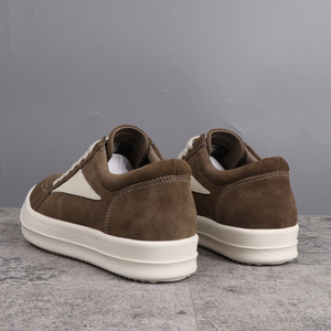 Zapatos Casuales de Gamuza para Hombre Estilo Rick Owens, Zapatillas de Diseñador, Zapatos Planos de Alta Calidad para Mujer - Product Image 2