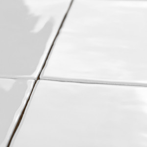 Piastrella Creta-13 Bianco Lucido 13x13 Cm con Bordi Irregolari Spessore 9 Mm - Product Image 5