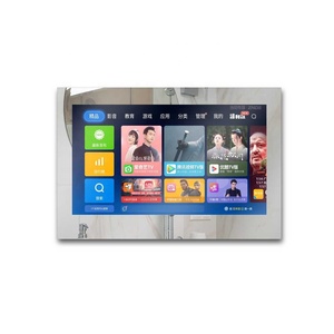 <span class=keywords><strong>ShareTV</strong></span> Espejo de baño iluminado rectangular moderno TV impermeable con lentes de aluminio para hoteles - Product Image 4