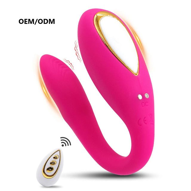 Wireless U Shape Panties Vibrator for Women Flexible Bend G Spot Clit Massager Silicone Double Vibrating Erotic Sex Toys Couples