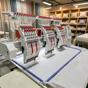 เครื่องปักคอ<span class=keywords><strong>ม</strong></span>พิวเตอร์เกรดเชิงพาณิชย์ <span class=keywords><strong>3</strong></span> หัว 12 เข็ม ประสิทธิภาพสูง สำหรับปักห<span class=keywords><strong>ม</strong></span>วกและเสื้อผ้า - Product Image 2