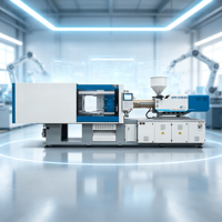 Machine de moulage servo entièrement automatique HTV-270 ES à cycle court et haute production pour la fabrication de gobelets décoratifs ondulés en plastique, production en série OEM