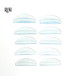 แผ่นซิลิโคนยกขนตา RISI สีฟ้าชมพูแบบกำหนดเอง เงางาม นุ่ม สำหรับดัดขนตาถาวร ไม่ต้องใช้กาว - Product Image 3