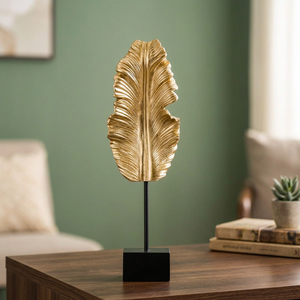 Sculpture en aluminium et métal avec plateau imprimé personnalisé Trophée décoratif pour la maison, le bureau et la vitrine en laiton - Product Image 4