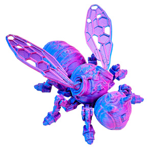 Insecte méca articulé Cyberpunk imprimé en 3D, jouet décoratif de bureau, robot de science-fiction, cadeau de collection unisexe, à partir de 8 ans - Product Image 4