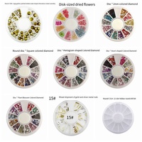 Boîte à bijoux professionnelle pour nail art, mini, portable, japonaise, solide, avec plateau rotatif scellé à 12 compartiments amovibles pour perles et rivets, facile à utiliser