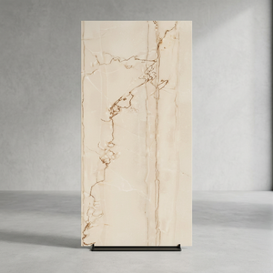 Katni Beige 800x1600mm Indian Made Marble Look Porcelain Tiles 9mm Glossy <b>Matte</b> Finish <b>Floor</b> And Wall Tiles - Product Image 3