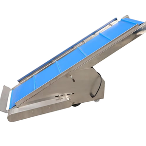 Nouveau Convoyeur à Bande Sanitaire de Qualité Alimentaire pour Grains Emballés et Snacks, Bande en Acier Inoxydable, Vitesse Réglable, Composants Clés - Roulements - Product Image 1