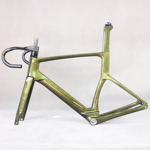 Bicicleta <span class=keywords><strong>Aero</strong></span> bicicleta de <span class=keywords><strong>carretera</strong></span> <span class=keywords><strong>cuadro</strong></span> de carbono carreras disco de montaje plano pieza de bicicleta todo el Cable interno T1000 marco hielo grieta pintura TT-X38 - Product Image 1