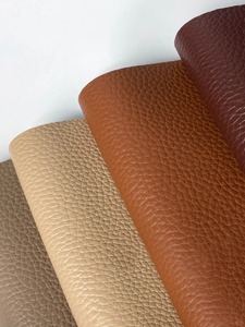 Material impermeable de película de vinilo de cuero de grano de lichi de alta calidad para asientos y bolsos de coche - Product Image 5