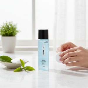 K Beauty 110ml Dissolvant de vernis à ongles au thé vert, parfum doux, formule hydratante, soin des ongles vitaminé, cosmétique fabriqué en Corée du Sud - Product Image 3