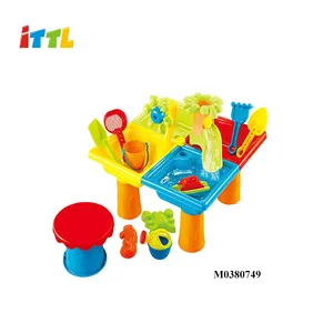 ITTL plastik oyun seti kamyon su oyuncak çocuklar kum plaj oyuncakları