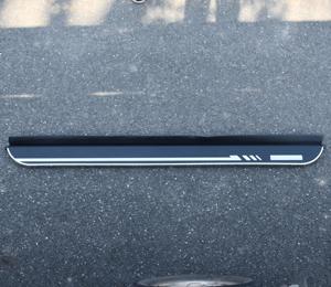Aftermarket Deepal S05 S07 Newmamba Car Side Step <b>Black</b> Aluminum and Silver Stainless Steel Surface - Product Image 1