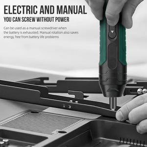 Destornillador Eléctrico de 4V, Juego de 28 Piezas con Cargador, Batería de Iones de Litio, Uso Doméstico - Product Image 4