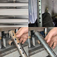 Machine de poinçonnage pneumatique pour tubes en acier, machine de cintrage pour tubes carrés