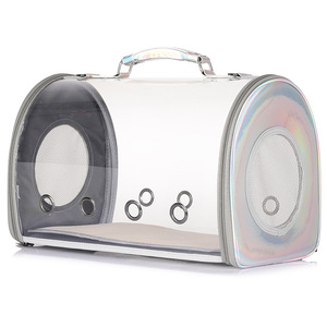 Bolsa de Transporte para Mascotas Transparente y Transpirable, Bolsa de Viaje Portátil para Gatos, Bolso de Mano para Perros - Product Image 6