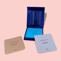 Cartes d'affirmation personnalisées en plastique PVC texte multilingue étanche pour la pleine conscience et les soins personnels