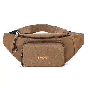 2024 açık moda çapraz göğüs çanta Anti hırsızlık koşu Fanny paketi erkek rahat spor koşu spor bel çantası