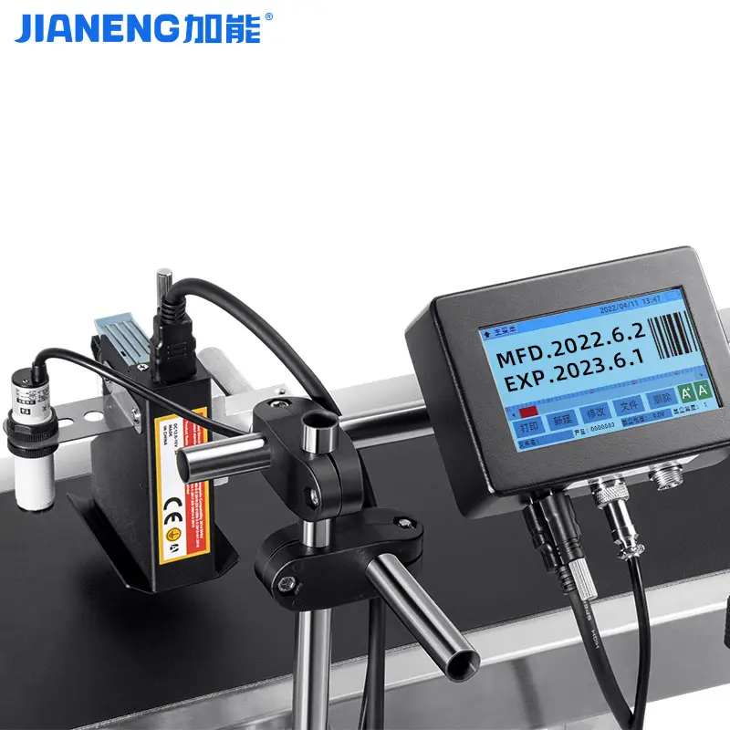 Harga pabrik mesin pengkode cetak kode Inkjet tas plastik Printer termal TIJ Online tanggal kedaluwarsa mesin pengkode