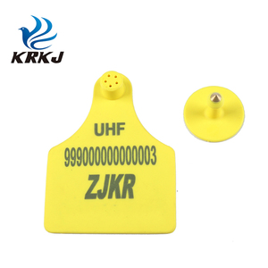 ICar chứng nhận gia súc RFID TPU LF/UHF 134.2khz/860-960KHz Tần số động vật Tai tag - Product Image 2