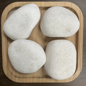 Galets de pierre naturelle blanche en gros <span class=keywords><strong>pour</strong></span> la construction de voies d'accès extérieures, l'aménagement paysager et les projets commerciaux - Durables et écologiques - Product Image 3