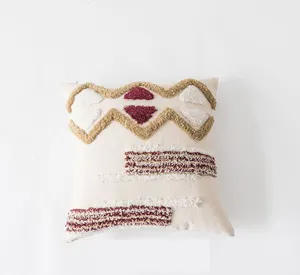 Fodera per cuscino ricamato marocco pronto per la spedizione fodera per cuscino trapuntato di nuovo design decorativo