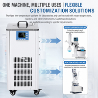 Bain de réaction thermostaté robuste pour usine pilote 100L -40°C ℃   Refroidisseur à circulation de liquide multi-circuits