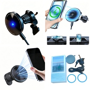 High-End 25W 15W Magnetic Car Holder Fast <strong>Wirless</strong> <strong>Charger</strong> for Multi-Angle Viewing for Smartphones Use for Safe Driving View - Product Image 1